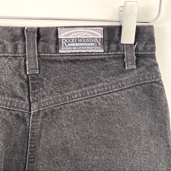 VINTAGE HIGH RISE Rocky Mountain Mom Jeans Black - Picture 4 of 8